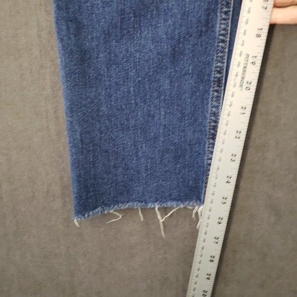 Gap Jeans Womens Size 27 Cheeky Straight Button Fly Raw Hem - Picture 6 of 12